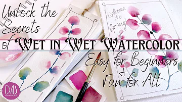 Can’t PAINT? Create these WATERCOLOR flowers - perfect Mother’s Day cards in minutes