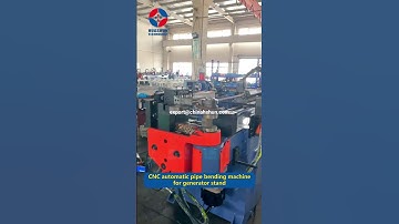 cnc automatic tube bending  machine for #Generator rack #pipebendingmachine #bendingmachine