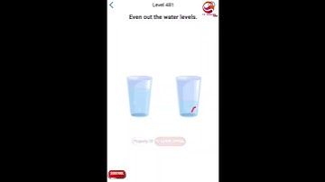 EASY GAME LEVEL 481 Even Out The Water Levels