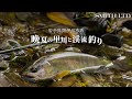 平本仁　岩手県閉伊川水系　晩夏の里川と渓流釣り