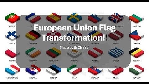 European Union Flag Animation!