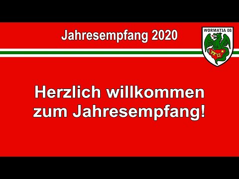 Wormatia-Jahresempfang 2020