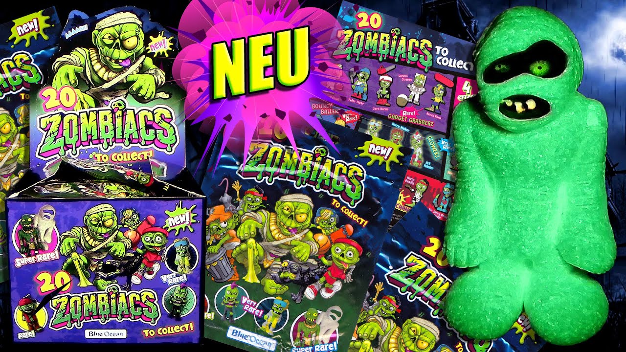Blue Ocean ® Zombiacs ©™ Display mit 20 Zombie Figuren auspacken - Teil 3 - Anuboss