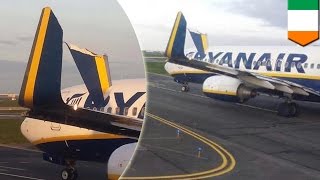 Deux avions d'une compagnie lowcosts se percutent à l'aéroport de Dublin