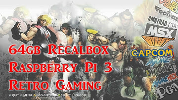 64gb Recalbox Pi 3 Fully Loaded & Kodi - 13,000+ Games