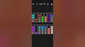Ball Sort Color Water Puzzle Solution Level 1175