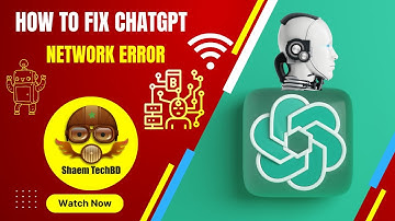 How to Fix ChatGPT Network Error | How to Fix When You Keep Getting Network Error on ChatGPT