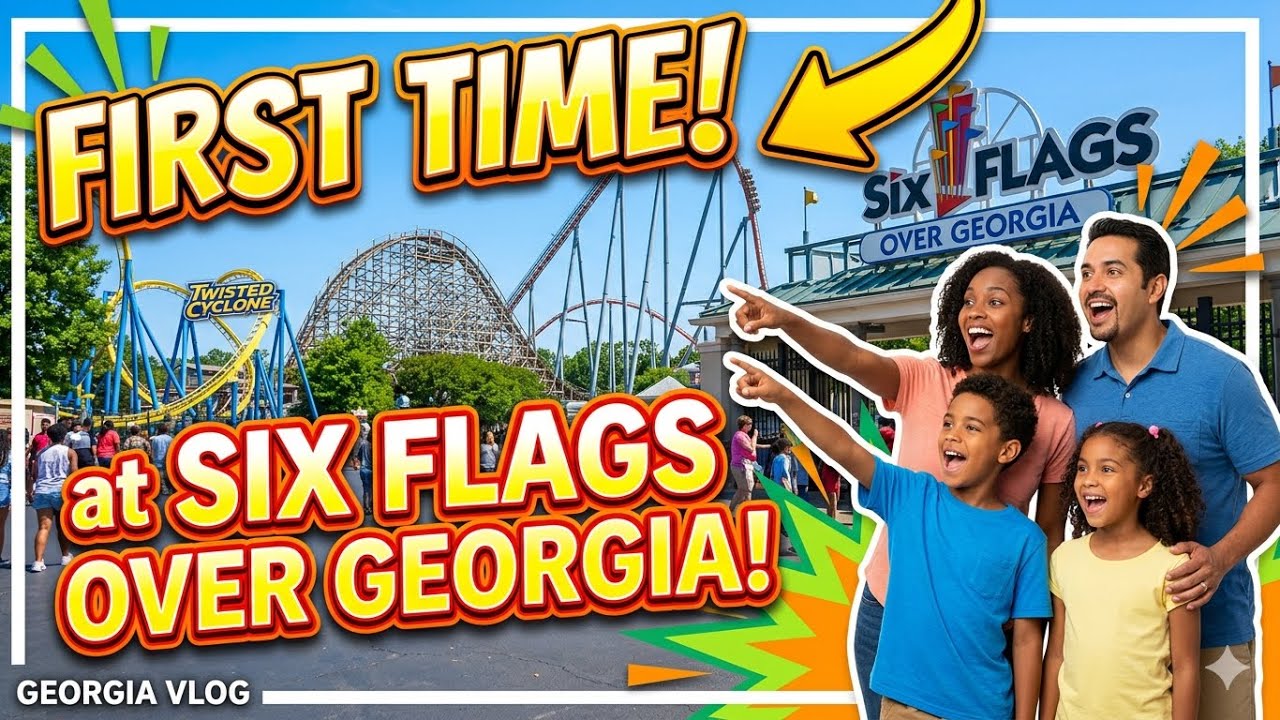 Visiting Six Flags Over Georgia for the FIRST TIME! 😱 - YouTube