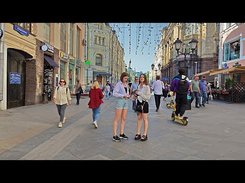 Москва. Прогулка по пешеходным улицам. Июнь 2023