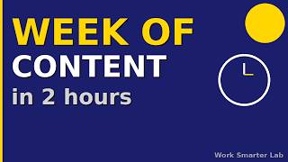 How to Write a Week of Content in 2 Hours Using AI (Full Workflow) screenshot 5
