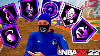 USING EVERY SHOOTING BADGE IN 2K22 TO WIN!