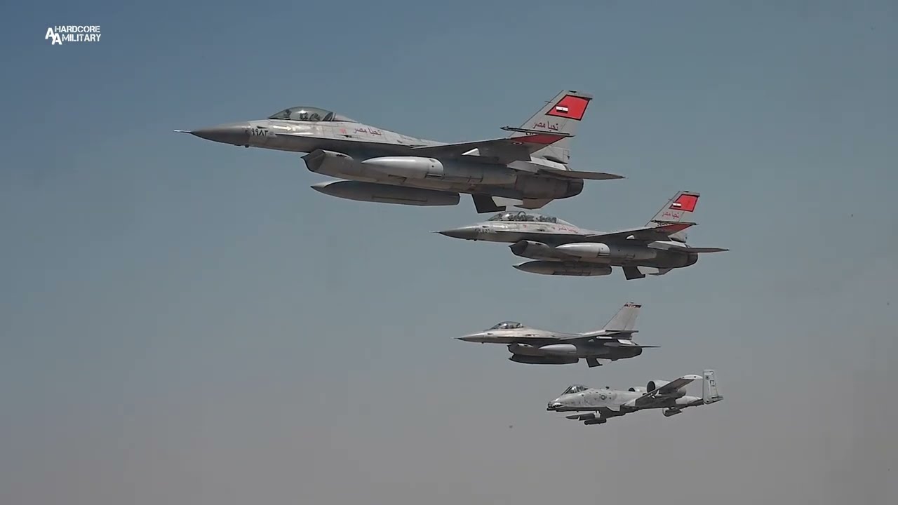 Bright Star 23 Formation Over EGYPT