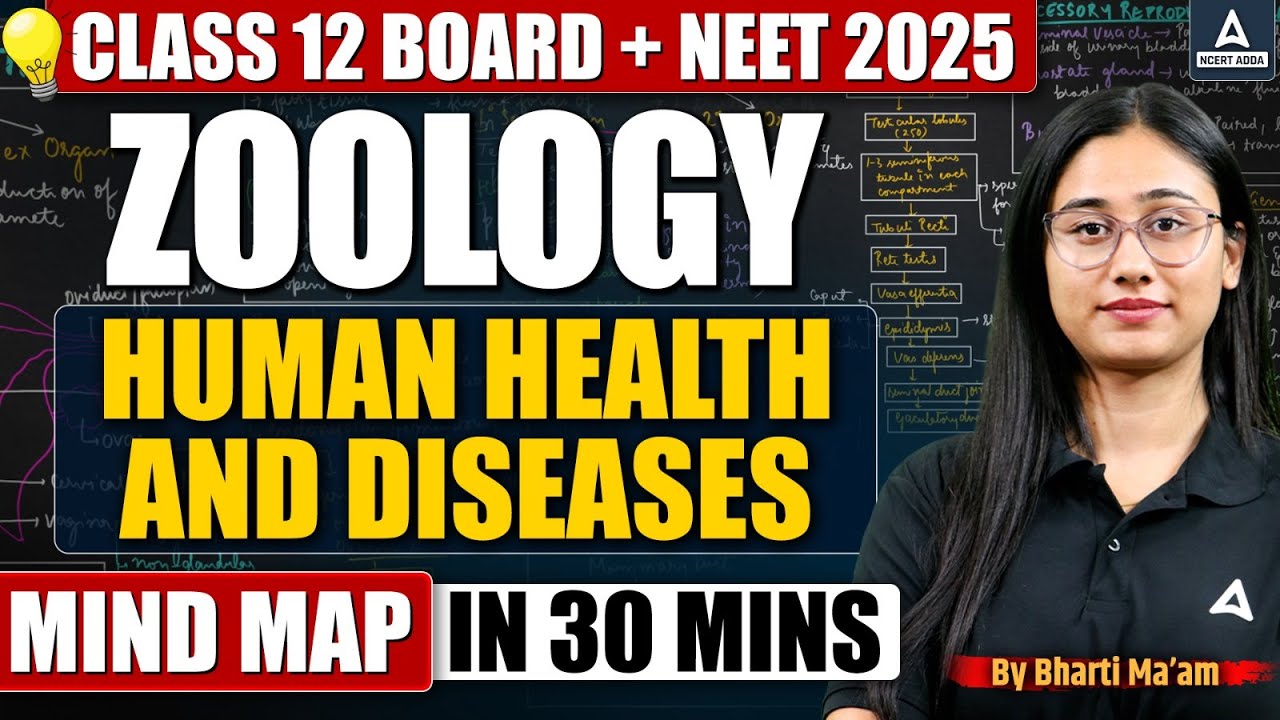 Human Health and Disease Class 12 One Shot | Class 12 Boards + NEET ...
