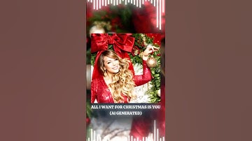 Full Music in Channel 🫶🏻 All I want for Christmas is You (Ai Generated)