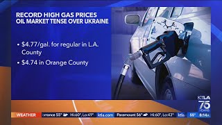Record high gas prices amid tense oil market