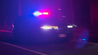 *HAULING* Two Lacey Township Police Units Responding Urgently To A Person Unconscious Not Breathing