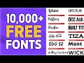 FREE T-shirt Design Fonts that Increase your Sales (Print on Demand)