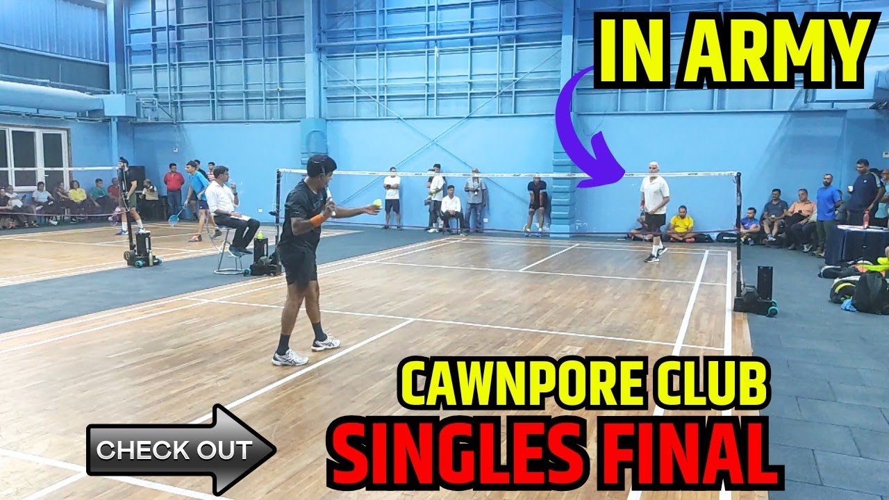 Cawnpore Club Badminton Singles Final | Age 50 +