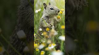 Photographing Squirrels 🐿️🌼 #shorts #photography