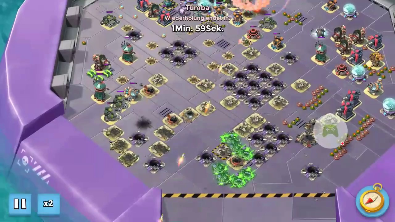 Boom Beach - Mega Crab - Stage 62 + 63 ( two attacks )