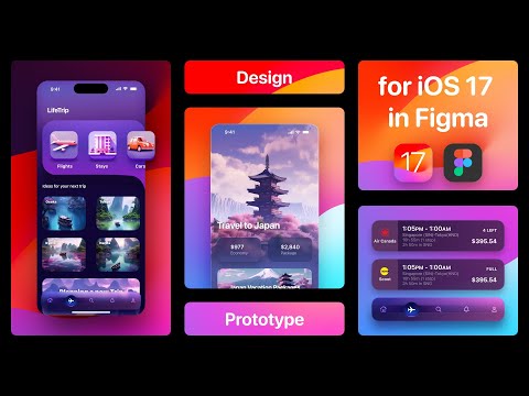 Design and Prototype for iOS 17 in Figma