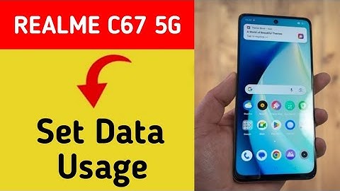 How to set data usege, Realme C67 5G me data limit Kaise lagaen