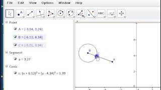 Geogebra: Construction 1 Circles & Points