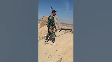 ابطال حشد الحويجه يستولون علا قناص م ـــ ن الدواعش في جبال حمرين 