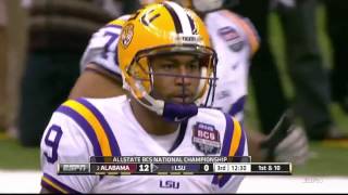 2012 BCS National Championship Game  #1 LSU vs. #2 Alabama Highlights