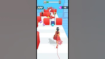 Favourite colour in Dress? 👗level 33 Unravel Run! All Level Gameplay walkthrough For Android And iOS