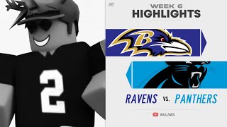 Football Fusion | LFG S17 W6 Ravens vs Panthers Highlights