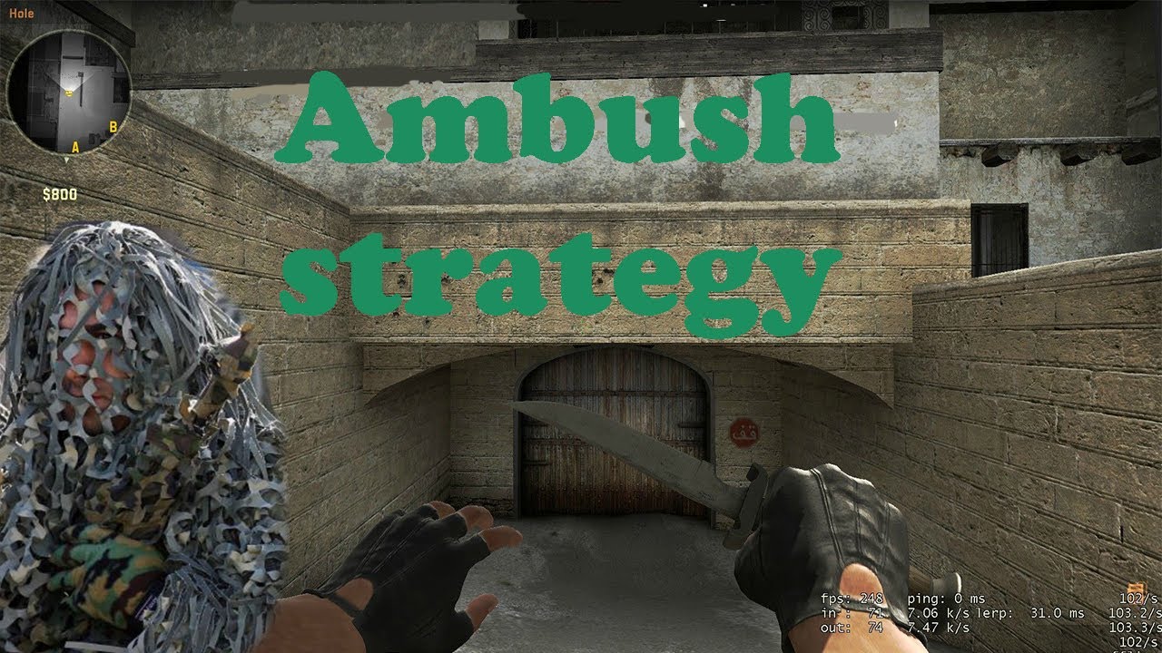 CS:GO Eco strategy: A long ambush [ACE]