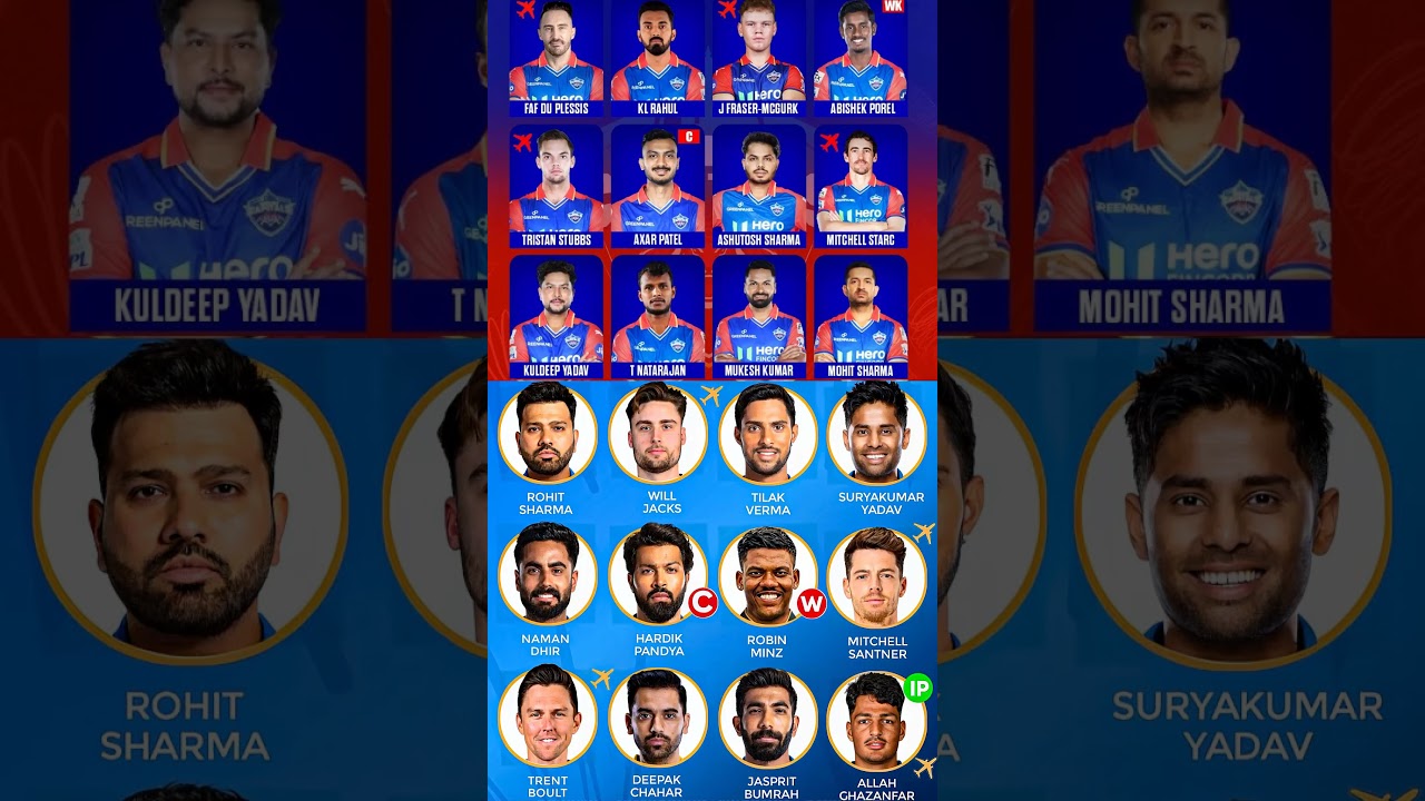 IPL 2025 Match 29: DC vs MI Playing 11 | Full Squad & Match Preview 🔥🏏