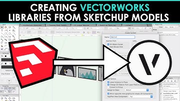 Vectorworks Libraries from SketchUP