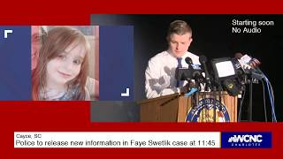 Police release new information in death of Faye Swetlik