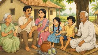 90s की गर्मियों की छुट्टियों में नानी के घर का सफर | 90s Kids Nostalgia Animation Story #animation screenshot 3