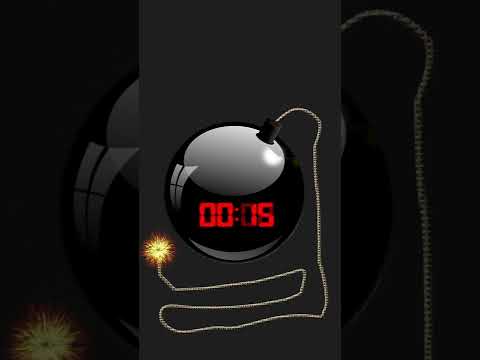 30-Секундный Таймер Со Взрывом Бомбы.Shorts Timer Tiktok Countdown