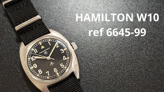 WATCH REVIEW of the HAMILTON W10 from 1975!!