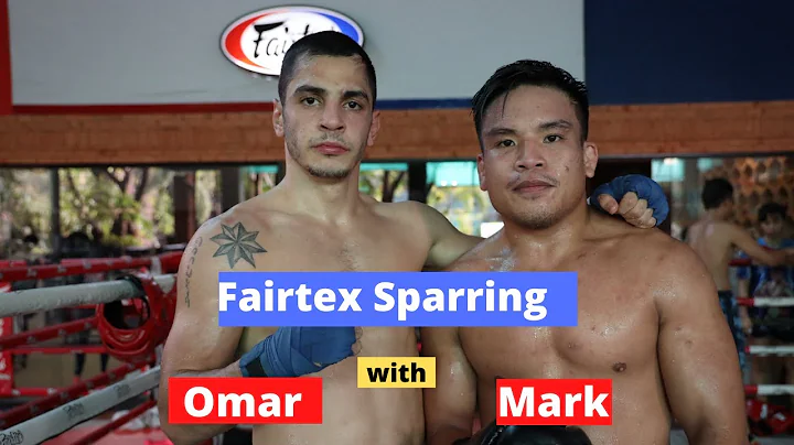 Fairtex Sparring: Mark Abelardo and Omar Halaby