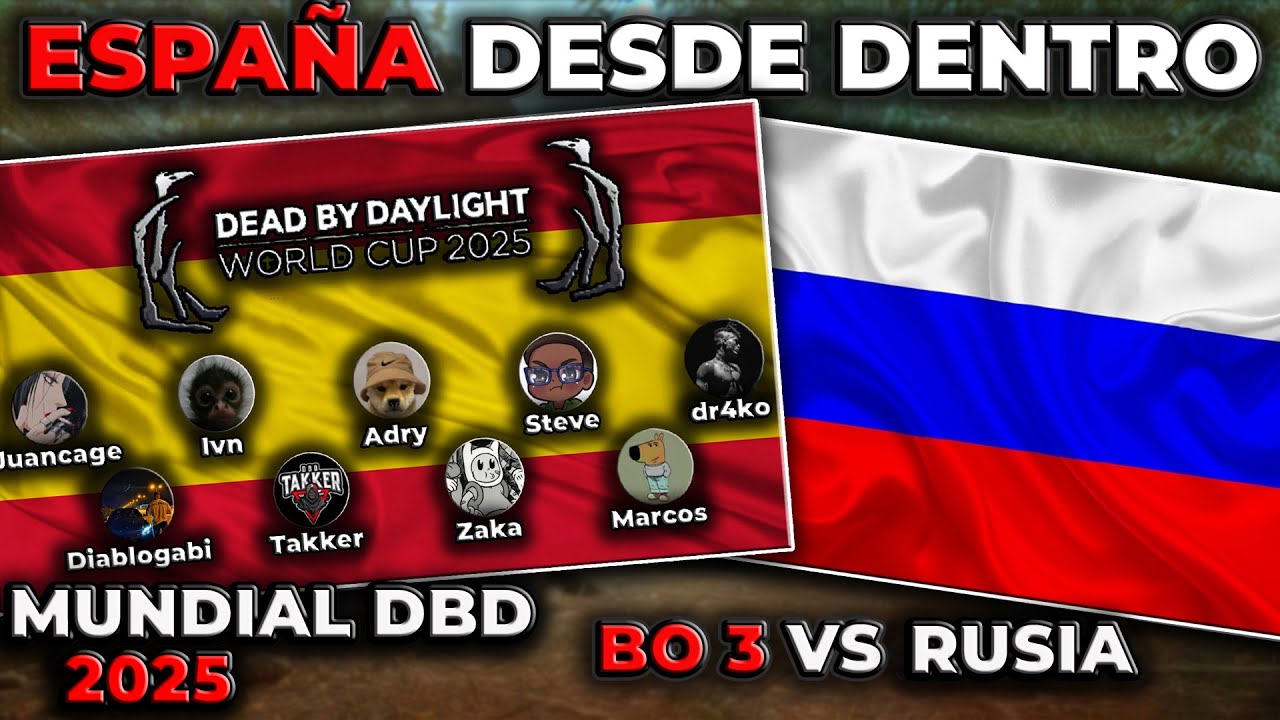 🔴🟡Así se COMUNICA ESPAÑA en el MUNDIAL DE DBD🟡🔴 | BO 3 vs Rusia