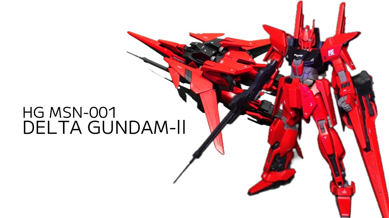 ガンプラ】HG デルタガンダム メッキを除去して弐号機に仕上げる