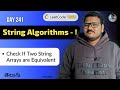 Leetcode 1662: Check If Two String Arrays are Equivalent in Telugu | Join &amp; Two Pointers | srkcodes