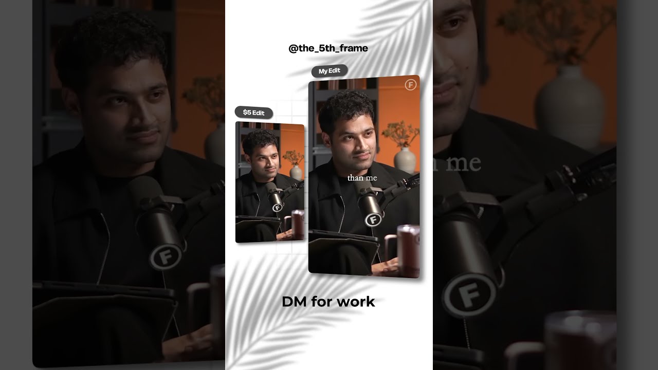 Podcast Reel Edit | Before & After