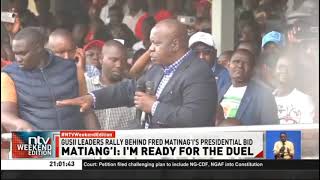 MEGA Heroic Homecoming Welcome Of Fred Matiang’i as He Declared Ready for Presidency