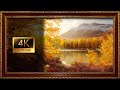 Golden Autumn Sunrise | Mountain Fall Splendor | Frame TV Art 4K