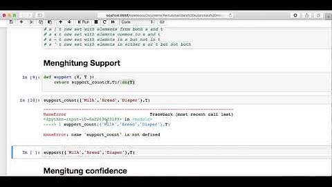Apriori Praktikum Python