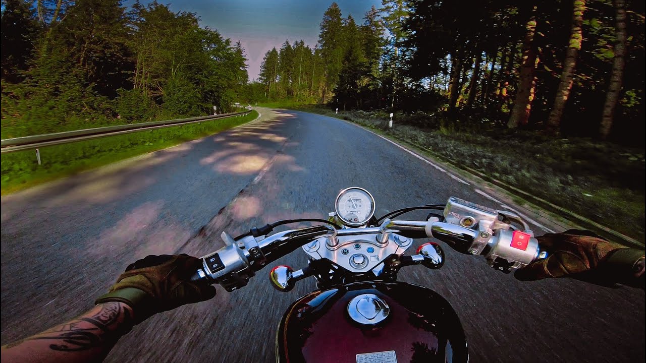 HONDA VT 600 C SHADOW 1997 - PURE POV SOUND 4K ONBOARD