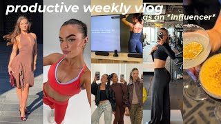 PRODUCTIVE DAYS IN MY LIFE | weekly vlog, shoots in London, going out with the girls, a busy week 