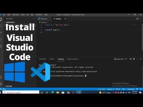 How to Install Visual Studio Code VSCode on Windows 10 2021