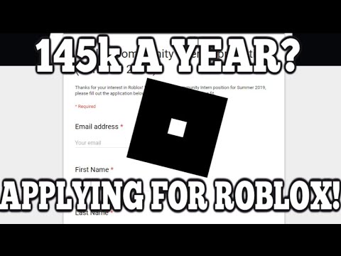 APPLYING FOR ROBLOX JOB! WORKING AT ROBLOX? (ROBLOX) - YouTube